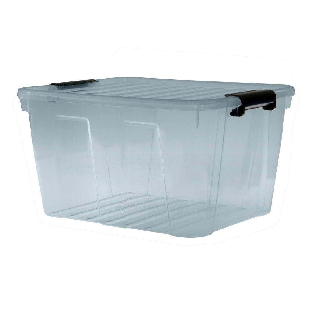Plast Team 22320805 Storage Container Box Lid Cover Transparent Grey XXS - XXL  1.6L - 40L