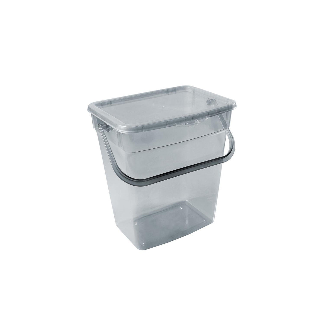 Plast Team 50580804 Container Detergent Washing Powder Storage Box Lid Handle Solid 6 L