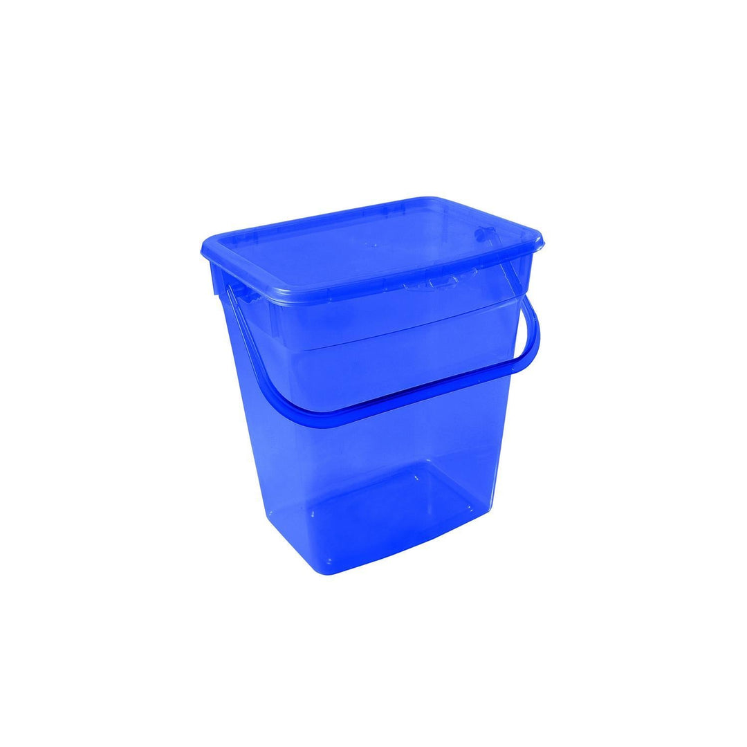 Plast Team 6L powder container transparent blue