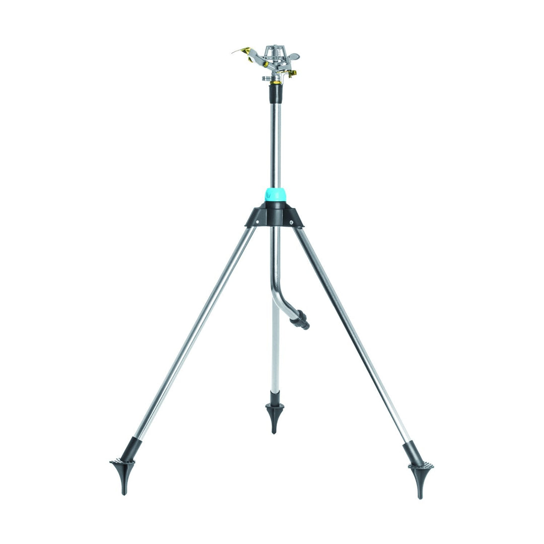 Cellfast 52-170 Tripod Pulsating Sprinkler Adjustable Range Professional Metal up to 452 m2 20º to 360º