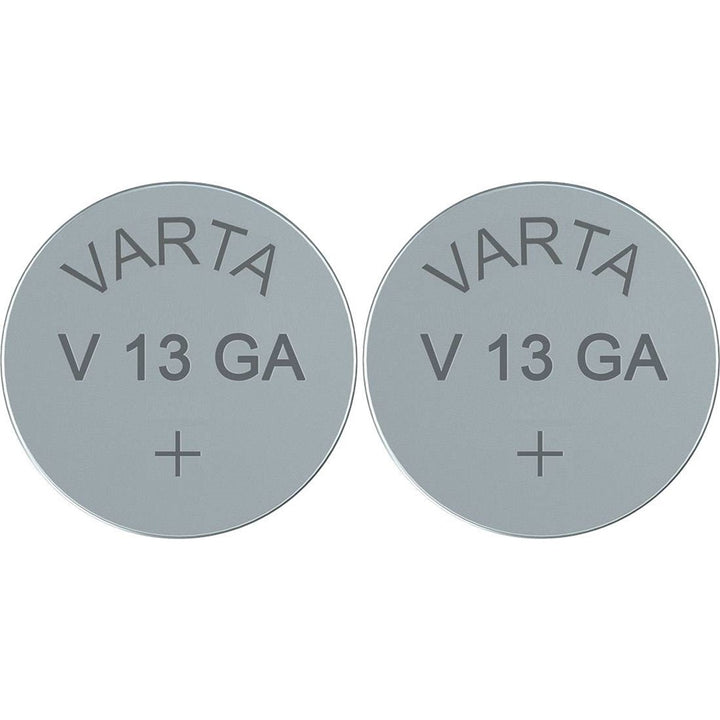 2x Varta V13GA LR44 AG13 Alkaline batteries, high quality