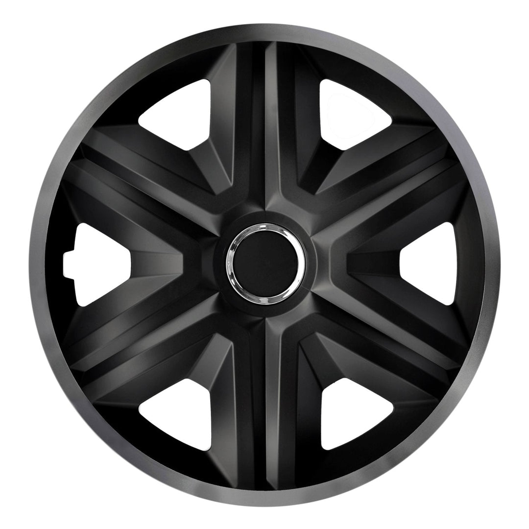 NRM 15" Wheel Covers Hubcaps Universal 4 PCS Durable Heavy Duty Set Graphite