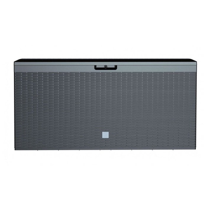 Prosperplast Rato Plus 290L Garden Box and Seat 2in1 Anthracite & Brown