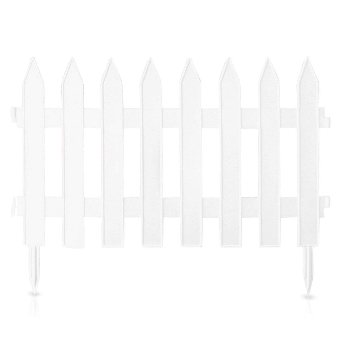 Prosperplast IPŁSU-S449 Garden Fence Garden Classic White