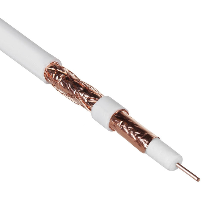 Maclean MCTV-470/1/2 Coaxial Cable Full Copper RG6 25/50/100M 1.02CU + 4.8FPE + CU/P + 32*0.12CU + 6.8PVC