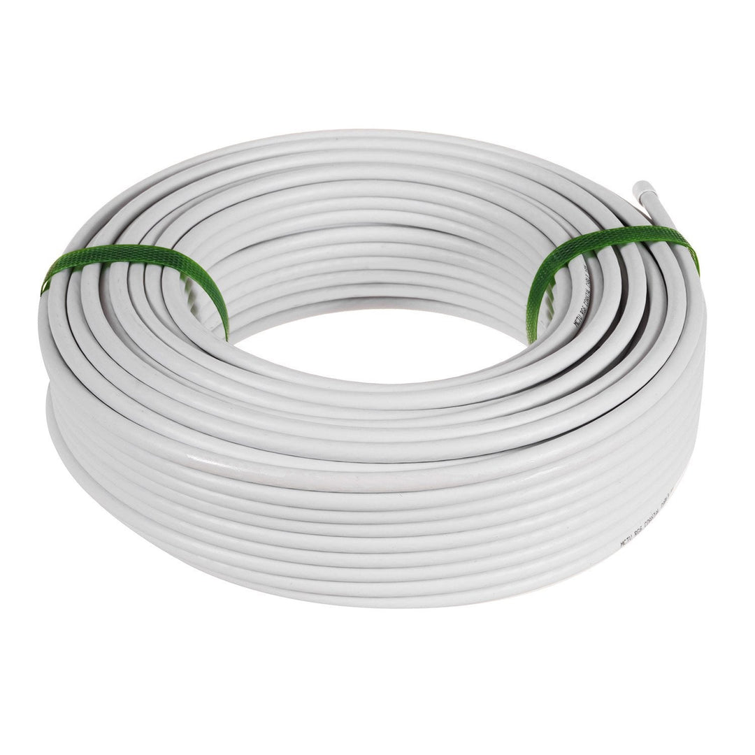 Maclean MCTV-470/1/2 Coaxial Cable Full Copper RG6 25/50/100M 1.02CU + 4.8FPE + CU/P + 32*0.12CU + 6.8PVC