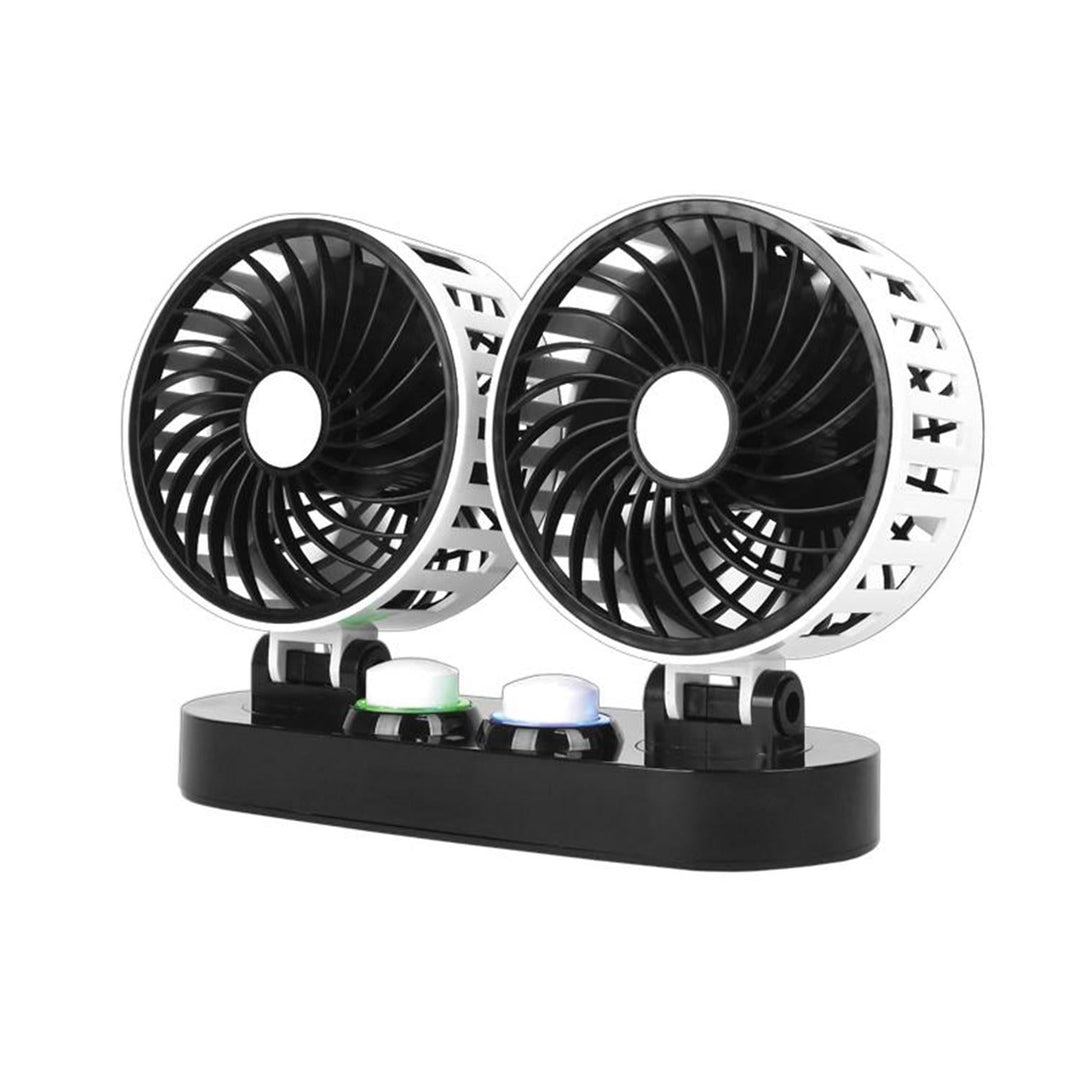 LTC dual 2x5" 24V regulated car fan