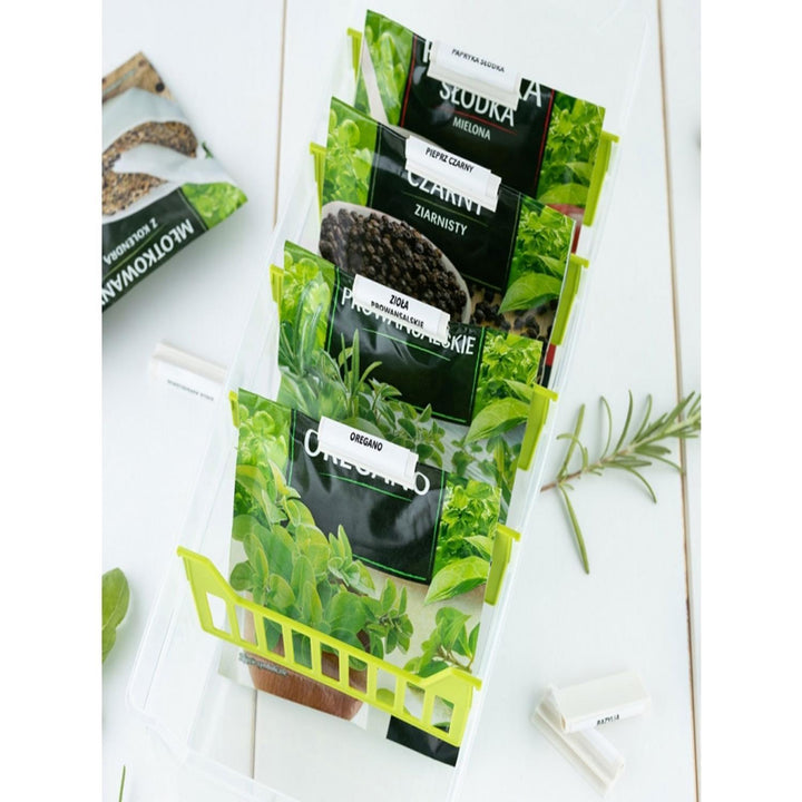 BranQ 10 Spice Clips Set Kitchen Organizer Sticker Bags Sachet Herbs Seasoning