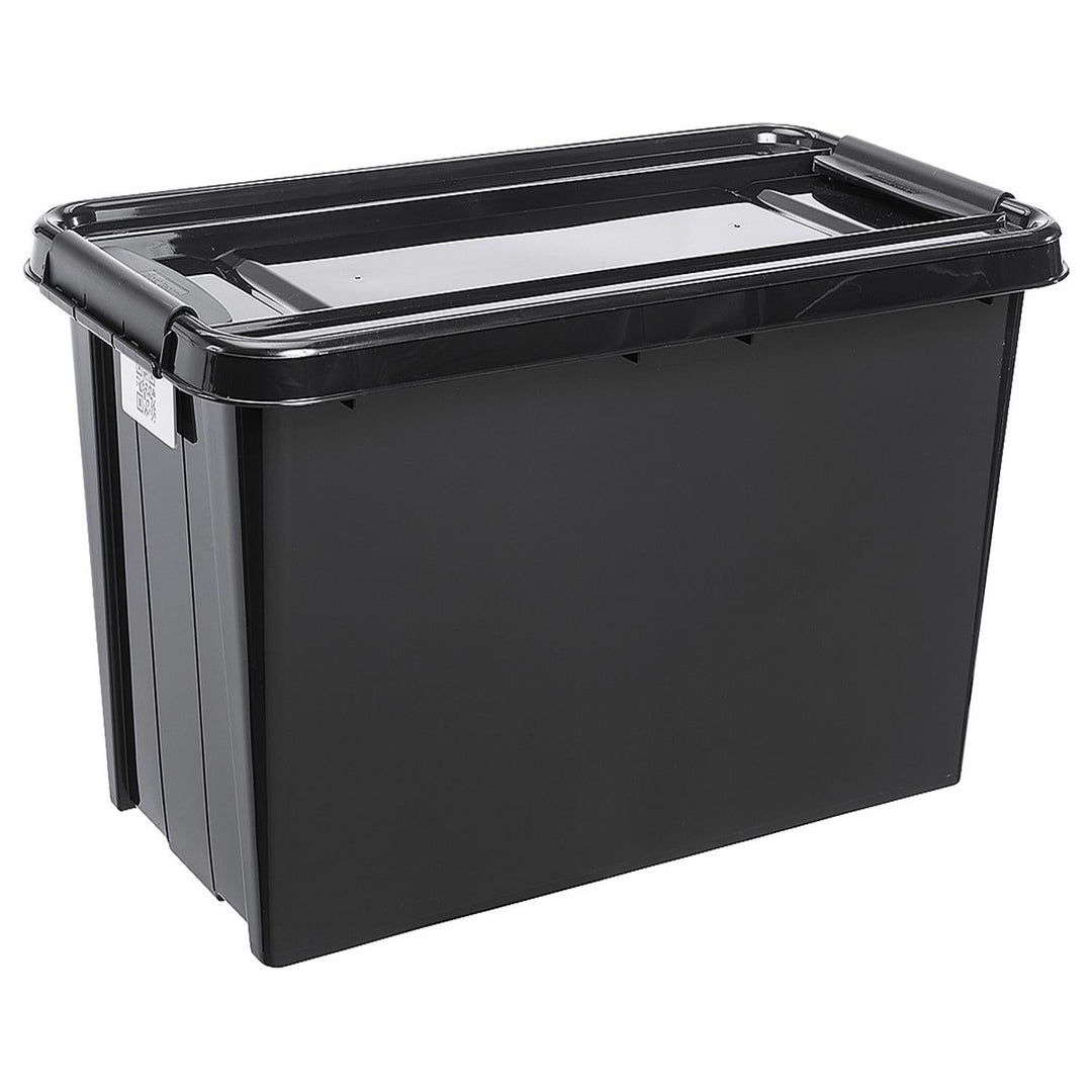 Container with lid PlastTeam ProBox Recycle QR 70L