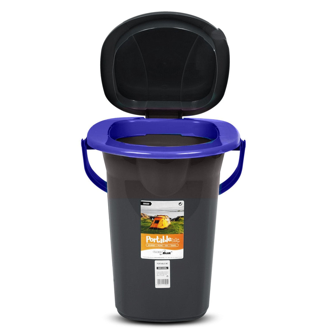 GreenBlue GB320BB Portable Travel Toilet Bucket 19L max. 120kg