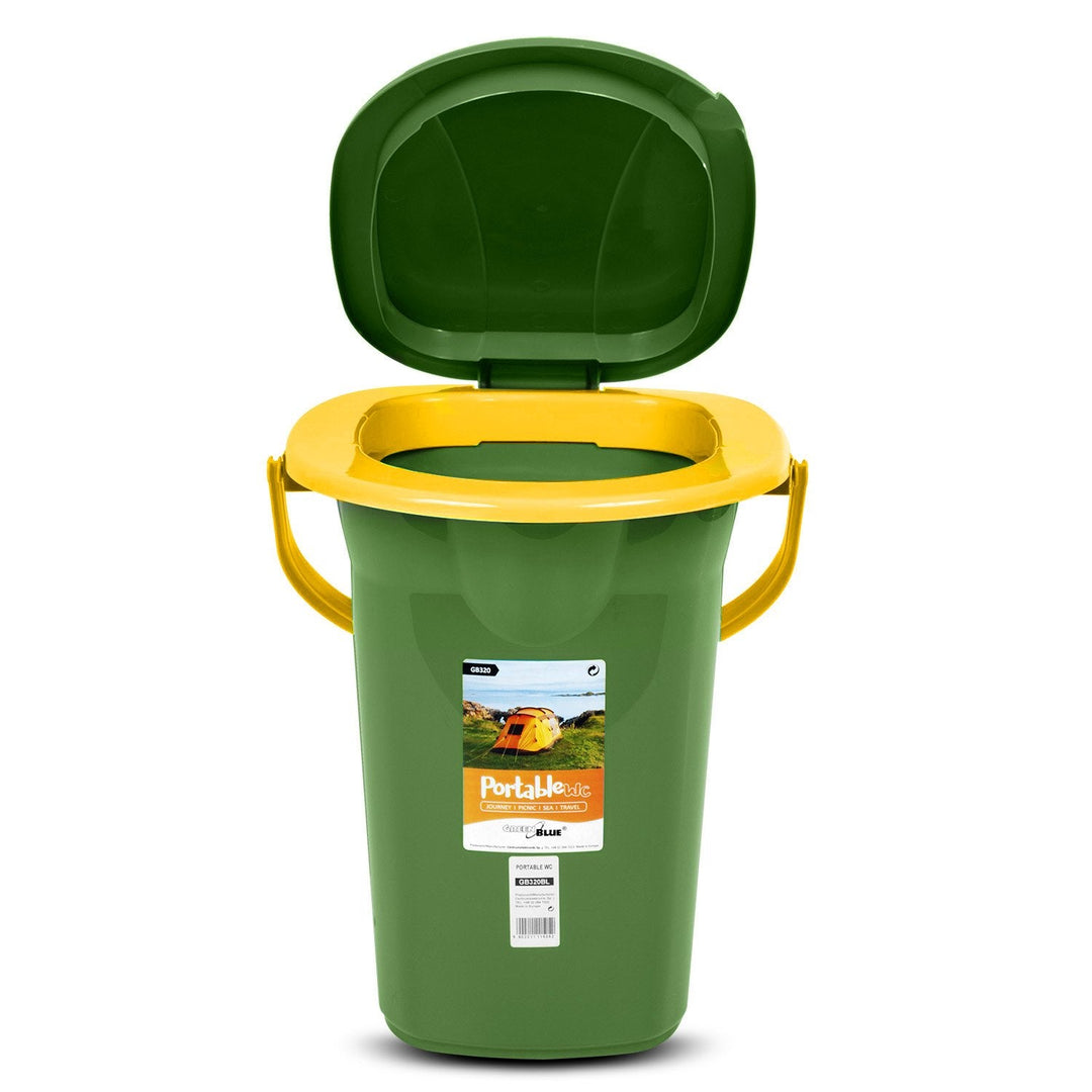 GreenBlue GB320GO dark green-orange travel toilet maximum load 120kg