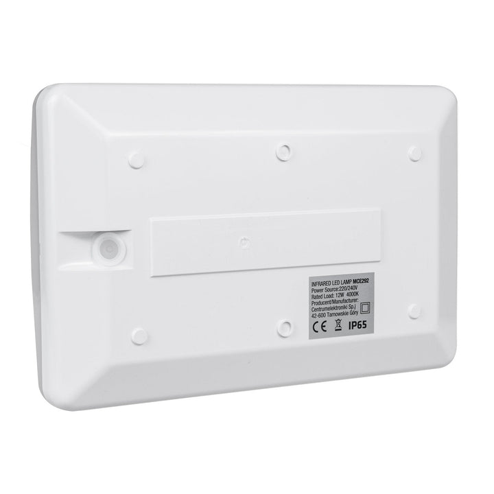 Maclean LED lamp, house number, with twilight sensor, white, max 10W, IP65, neutral color (4000K), max 1000lm, MCE292 W