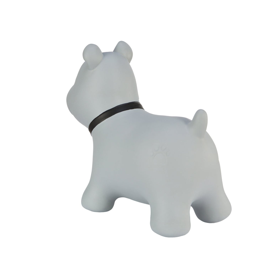Tootina's gray dog - inflatable jumping toy for children