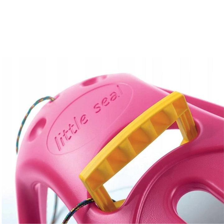 Prosperplast Little Seal Strong, Safe, Swift and Quick Plastic Sledge, Steel Skids, up to 100kg