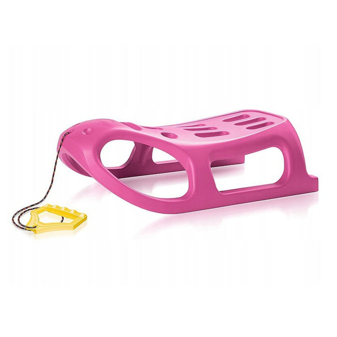 Prosperplast Little Seal Strong, Safe, Swift and Quick Plastic Sledge, Steel Skids, up to 100kg