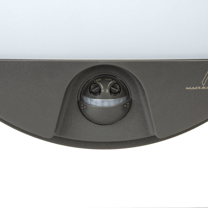 Maclean Energy MCE291 GR LED Lamp Infrared Motion Sensor Twilight Sensor Waterproof 1100lm 15W IP54