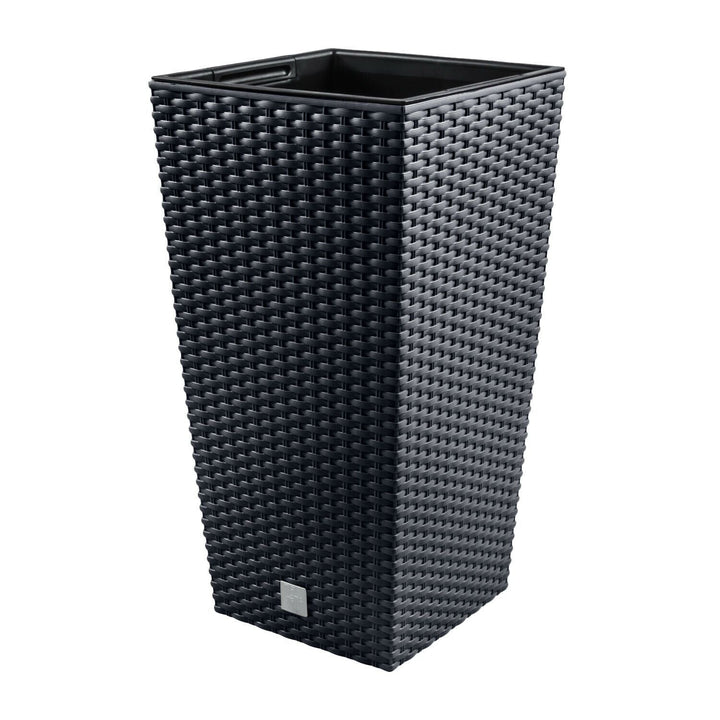 Flowerpot with insert Rato Square DRTS265-S433 - anthracite
