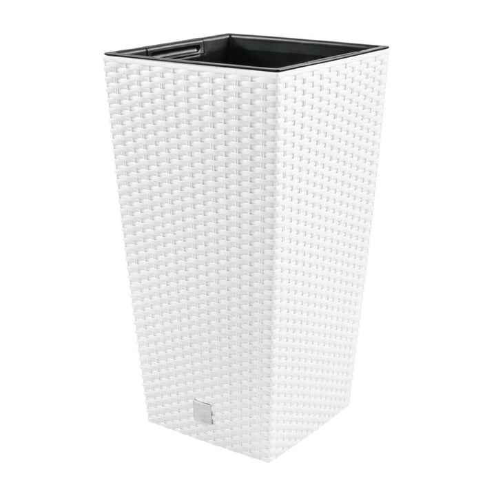 Flower pot with a contribution Rato Square DRTS265-S449 - white