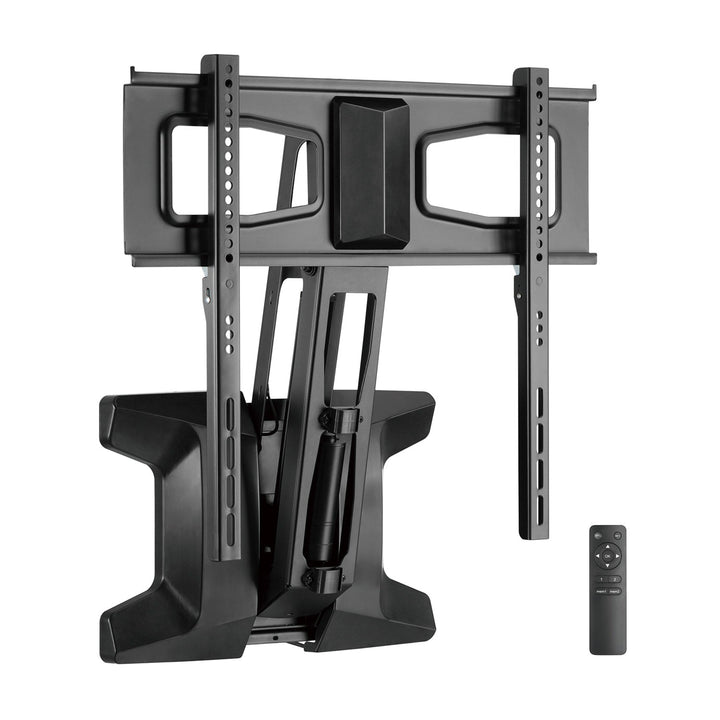 Maclean MC-891 Electric TV Wall Mount Bracket Remote 37''-70" VESA 35kg Over Fireplace Pull Down TV Holder EU plug