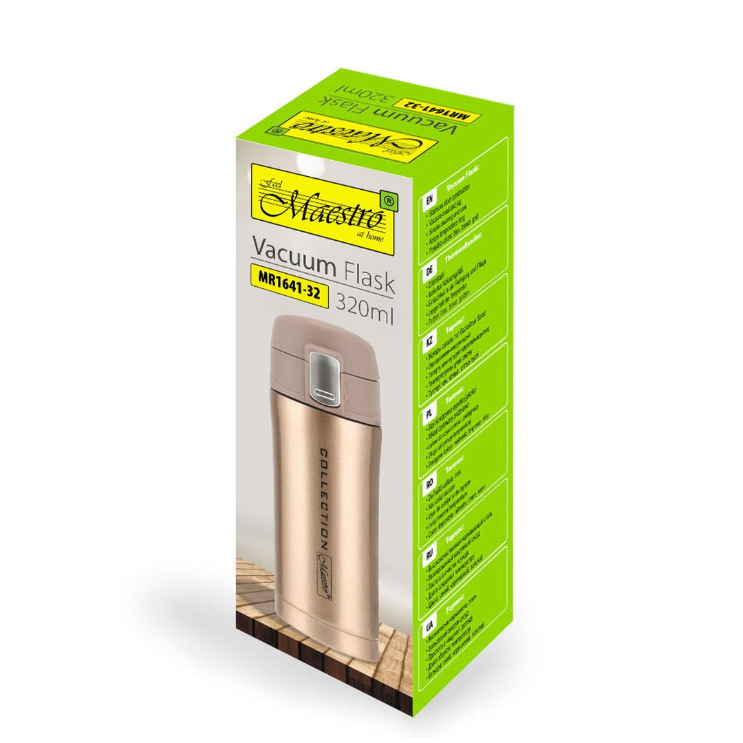 Stainless steel thermal mug 0.32L Maestro MR1641 gold