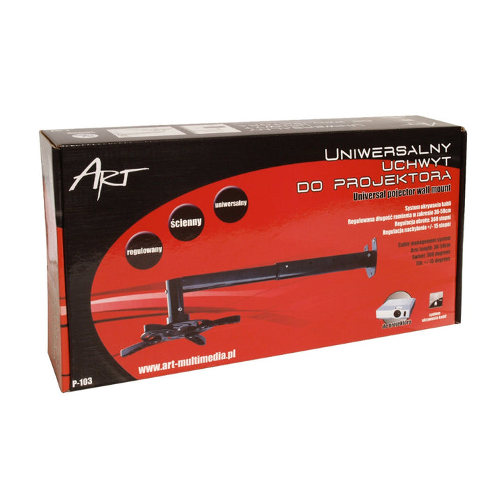 Art P-103 36-58cm universal projector wall mount