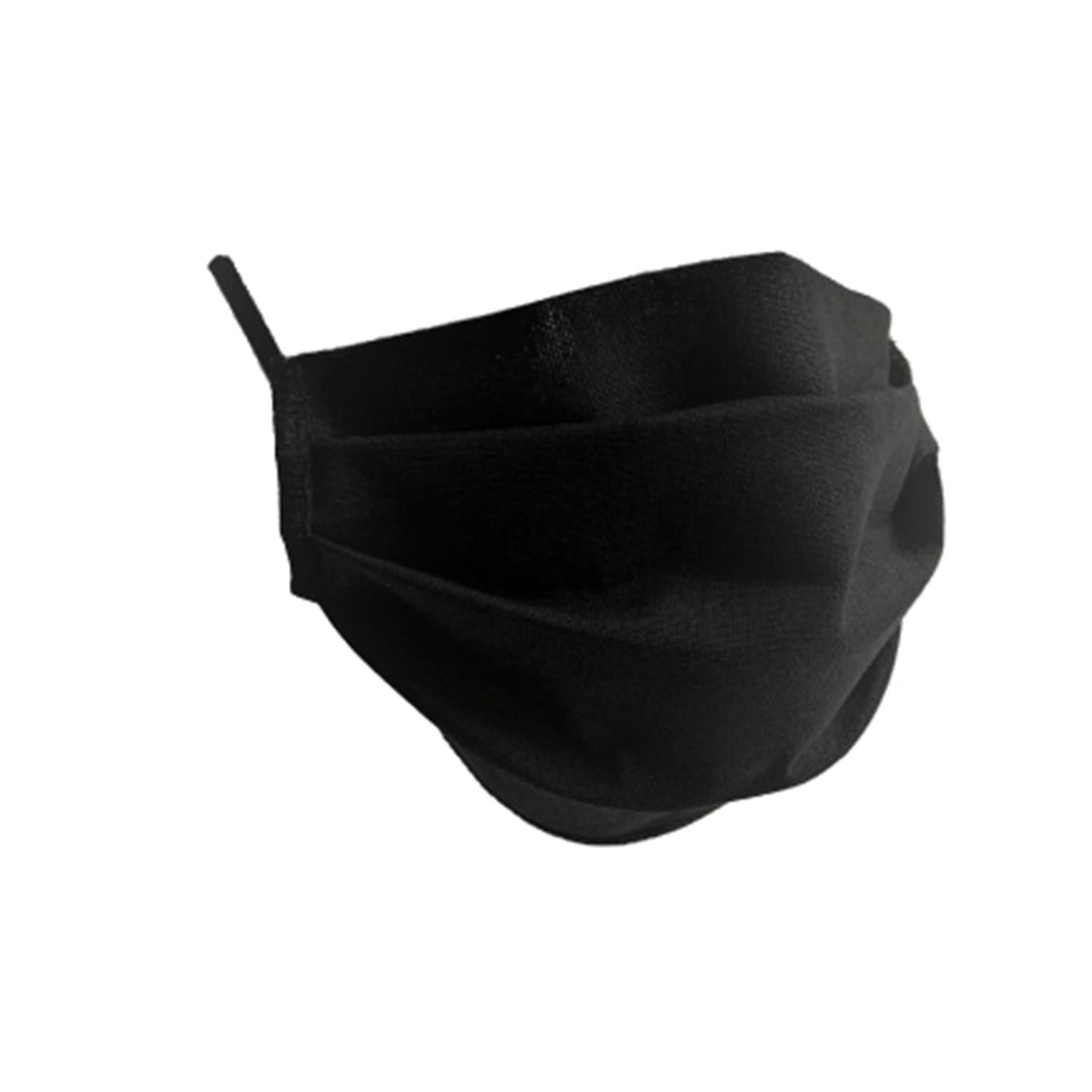 Reusable cotton face mask black