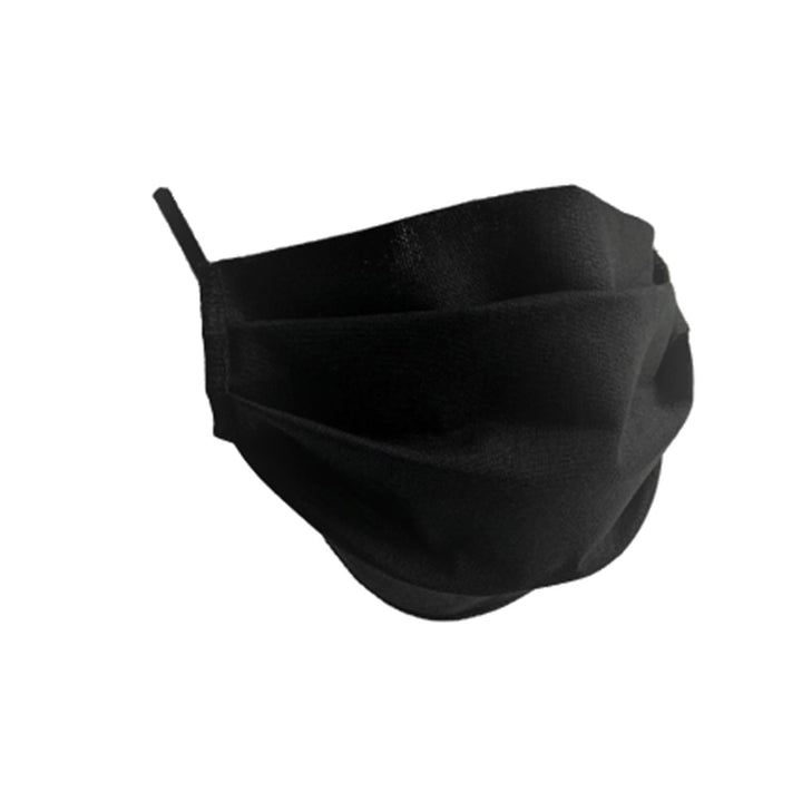 Reusable cotton face mask black