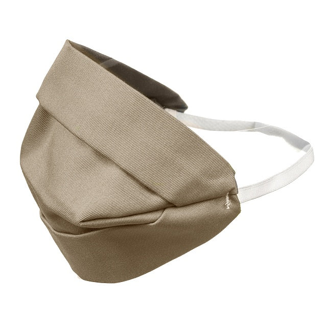Mask for adults double-sided cotton mask beige one size