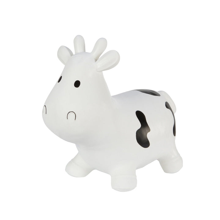Hoppimals rubber jumper white cow - huge and unique fun from jumping