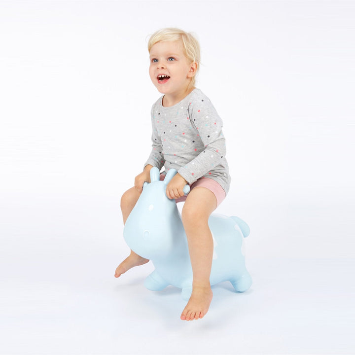 The Hoppimals rubber jumper blue fudge - a huge and unique fun from jumping