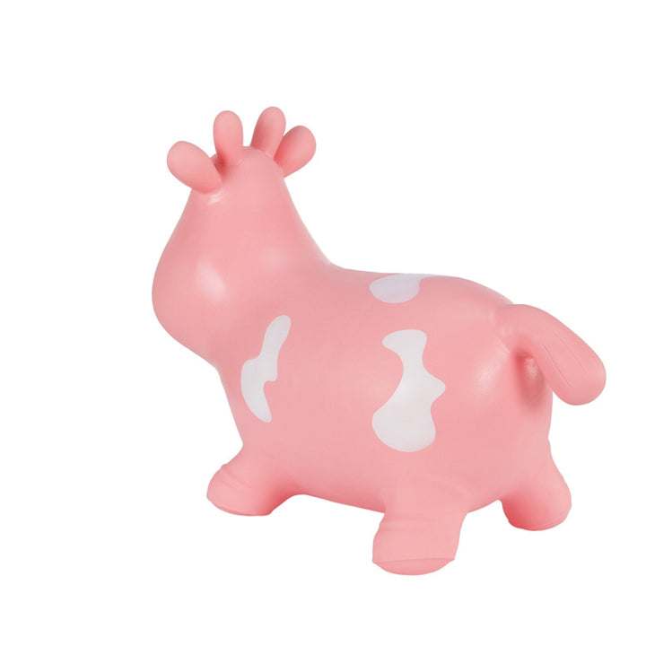 Hoppimals rubber jumper pink cow - a huge and unique fun from jumping