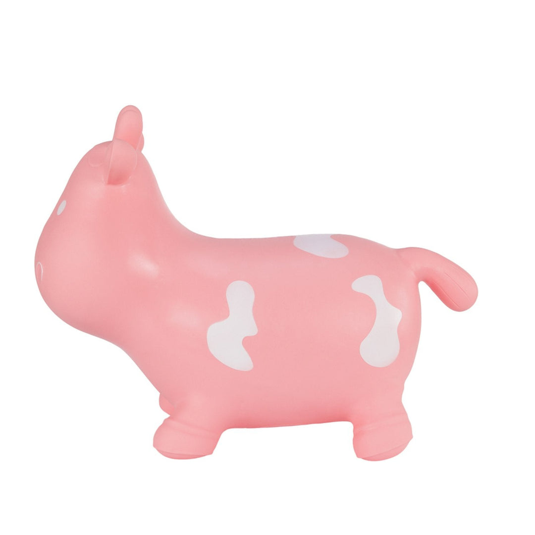 Hoppimals rubber jumper pink cow - a huge and unique fun from jumping