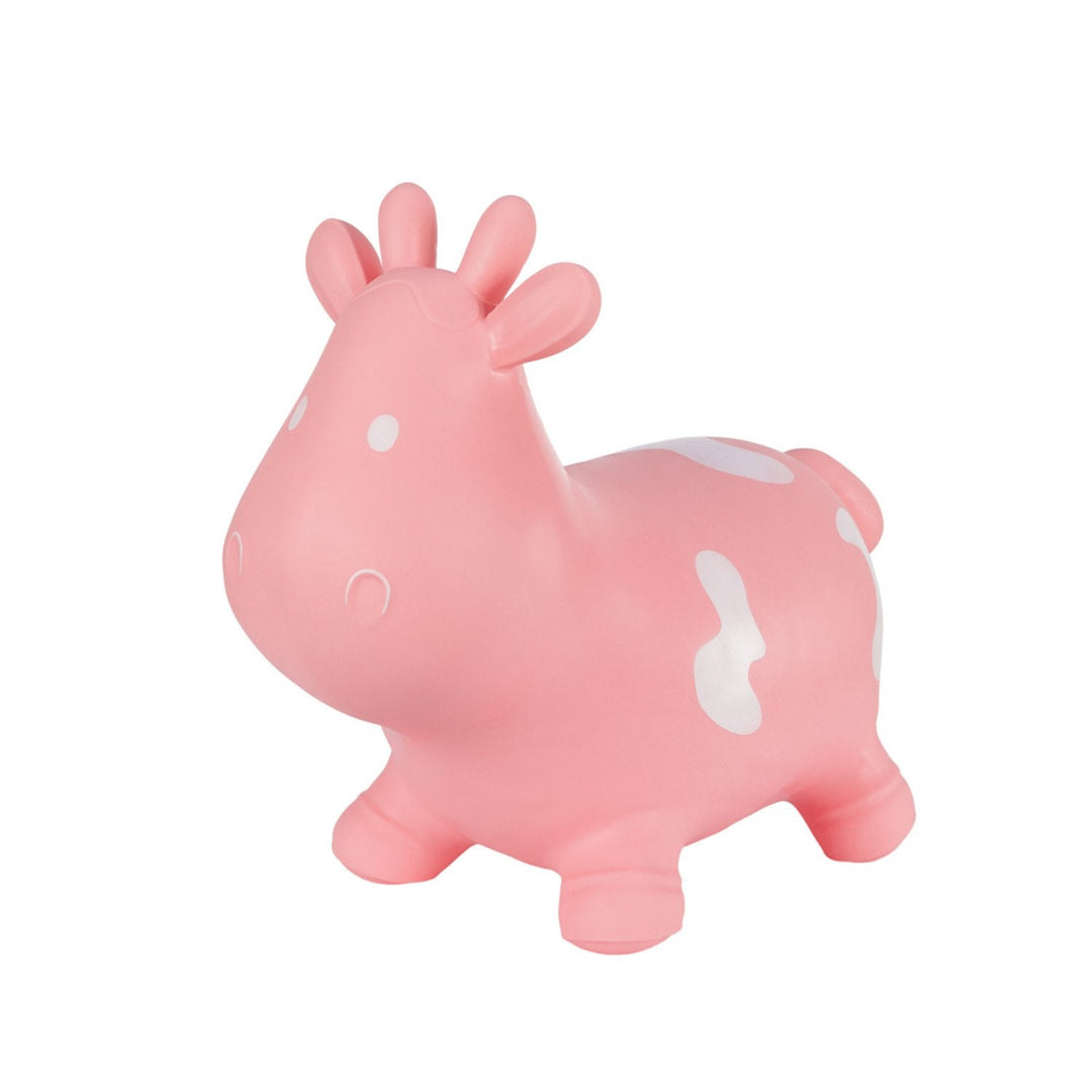 Hoppimals rubber jumper pink cow - a huge and unique fun from jumping