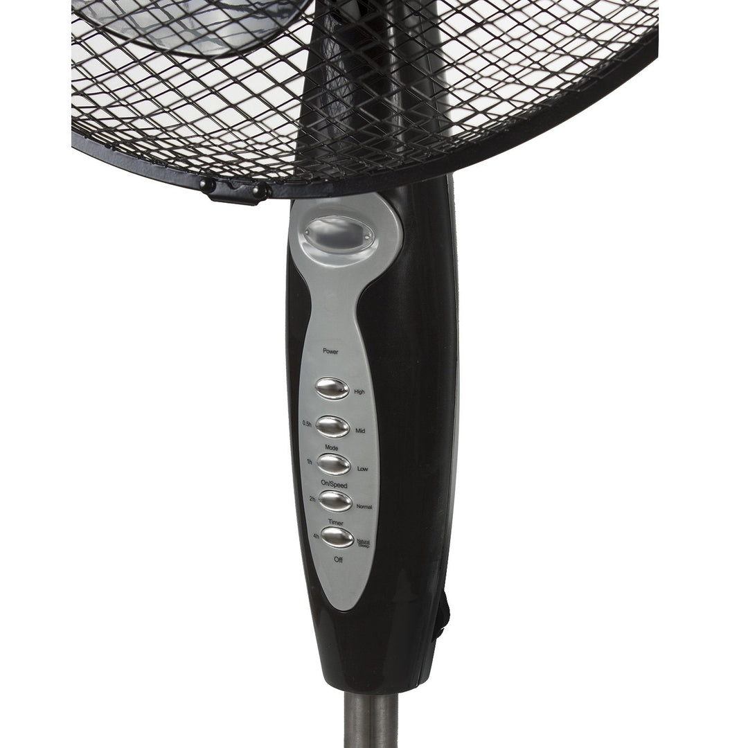 GreenBlue GB580 Floor fan 40W with 3 levels of airflow 1.25m high 1.5m of cable with remote control and timer up to 7.5h GB580