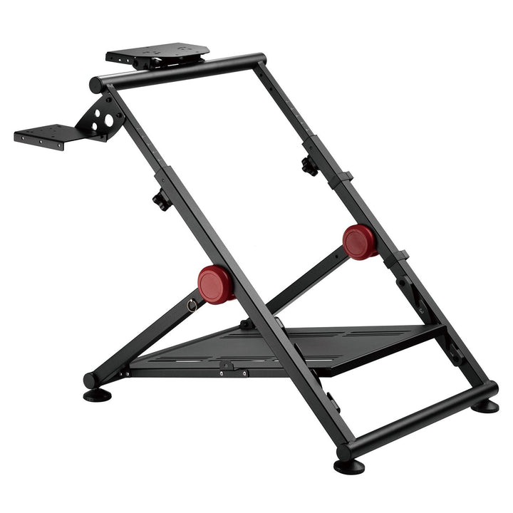 NanoRS RS155 Foldable Steel Gaming Steering Wheel Stand Pedals Holder Adjustable Non Slip