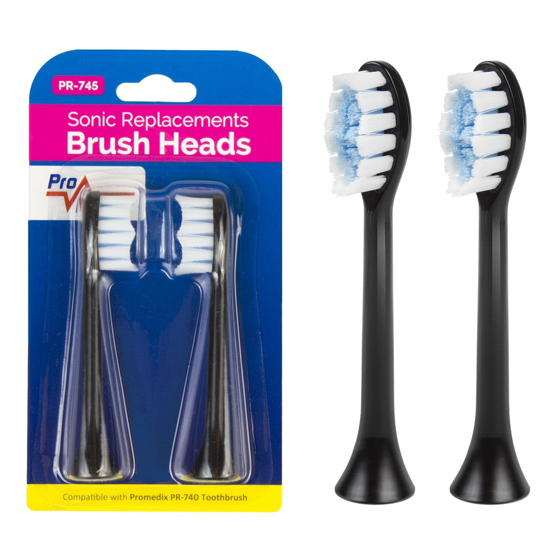 Set of spare brushes for PR-740 B Promedix 2 pcs, PR-745 B black