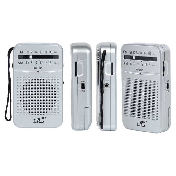 LTC Retro Lega portable radio with a telescopic antenna