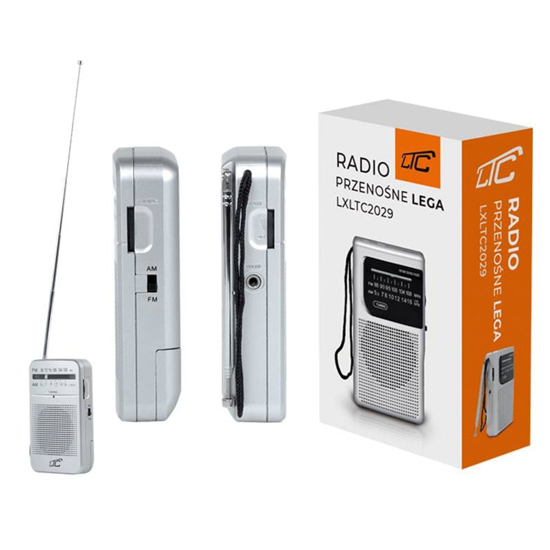 LTC Retro Lega portable radio with a telescopic antenna