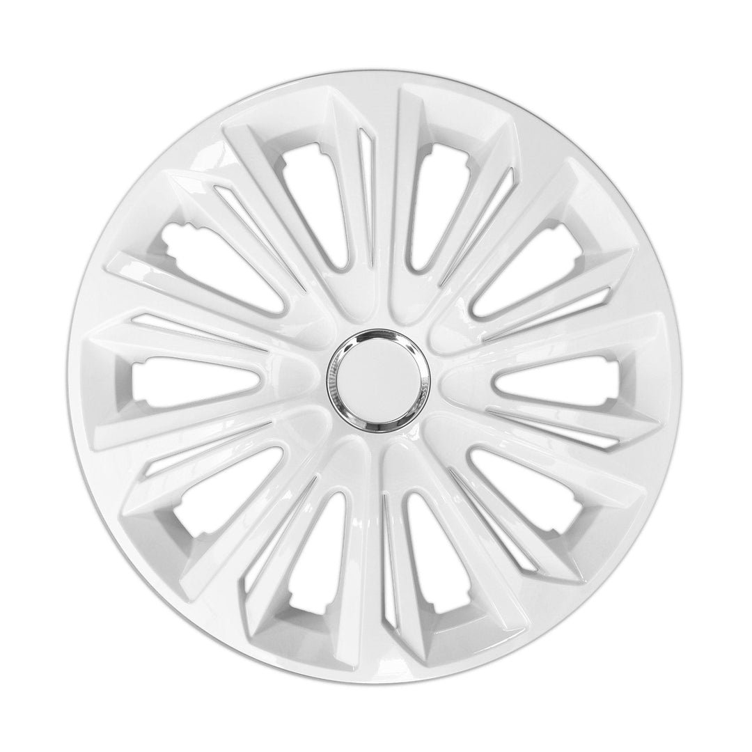Caps 16" NRM STRONG WHITE LACQUERED 4 pieces - white color