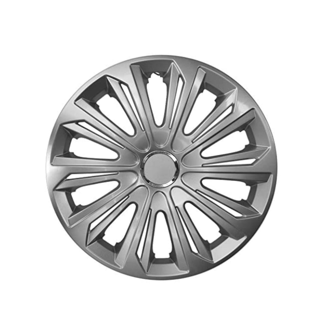 NRM STRONG SILVER LAKIERED silver 16" hubcaps - 4 pieces