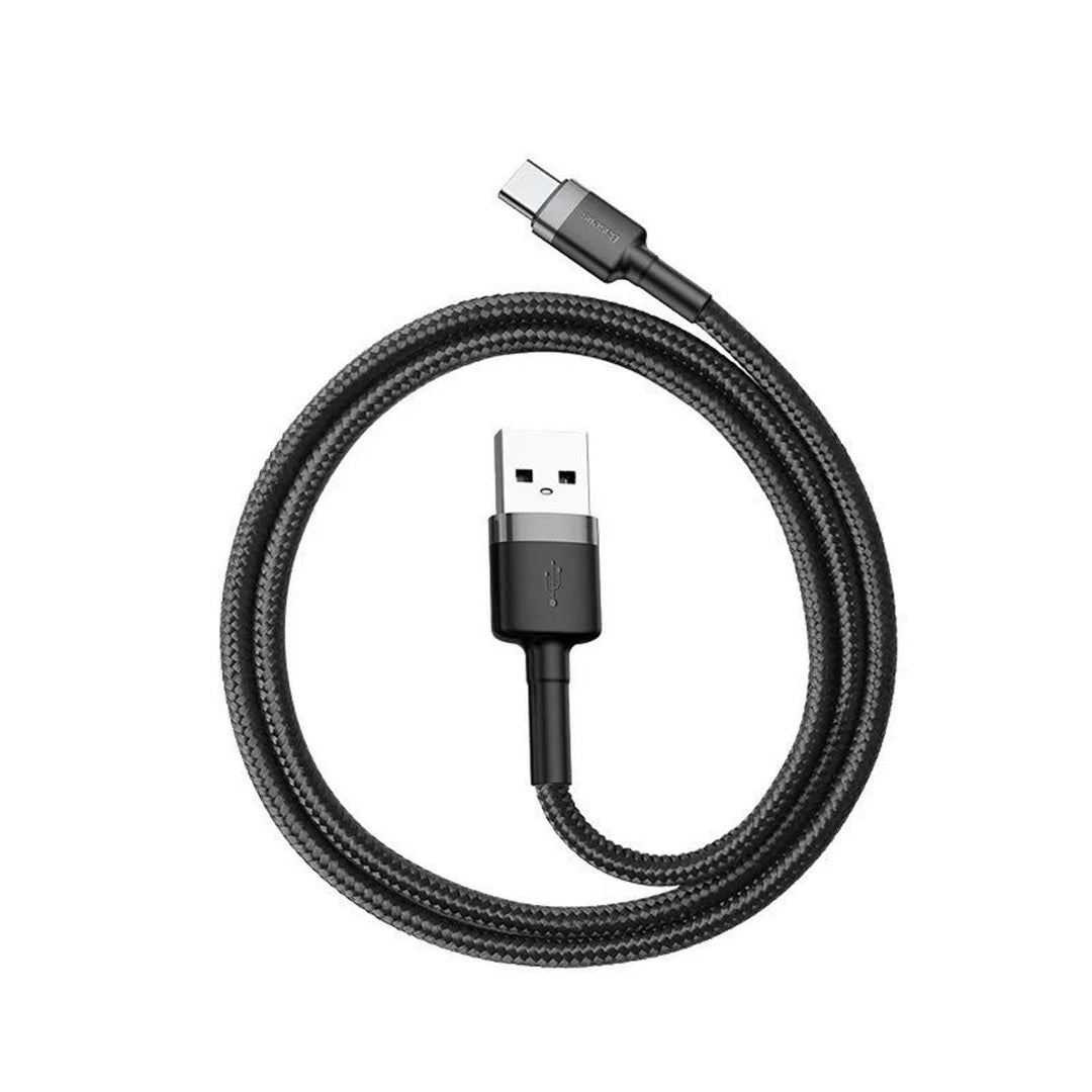 USB plug A - USB plug type-C 2m CATKLF-CG1 Gray+Black BASEUS cable