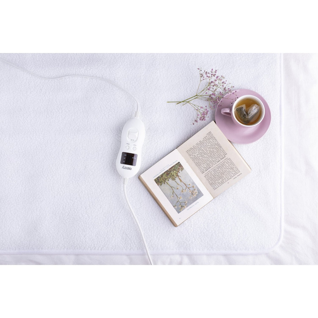 Camry CR 7422 Electric Blanket Warm Soft Fleece Timer LCD Remote Control Heat Washable 160 x 100 cm