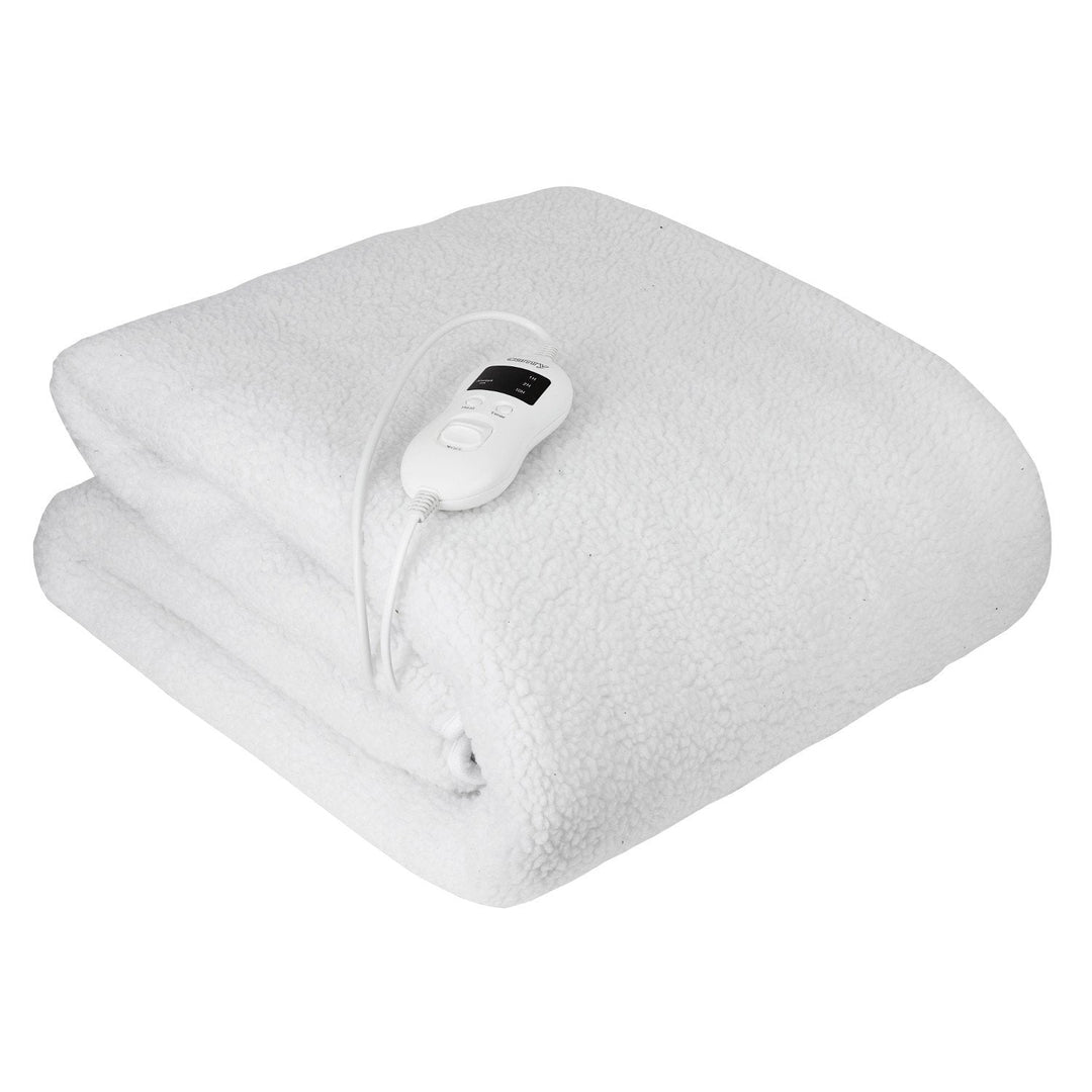 Camry CR 7422 Electric Blanket Warm Soft Fleece Timer LCD Remote Control Heat Washable 160 x 100 cm