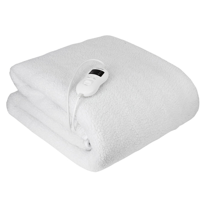 Camry CR 7422 Electric Blanket Warm Soft Fleece Timer LCD Remote Control Heat Washable 160 x 100 cm