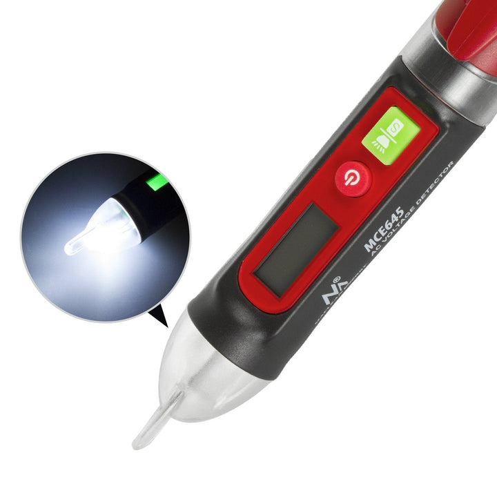 Maclean MCE645 Non-contact Maclean voltage detector, detector, backlit display, built-in flashlight, 12-1000V, MCE645