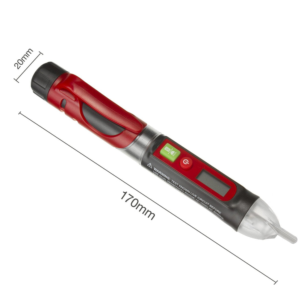 Maclean MCE645 Non-contact Maclean voltage detector, detector, backlit display, built-in flashlight, 12-1000V, MCE645