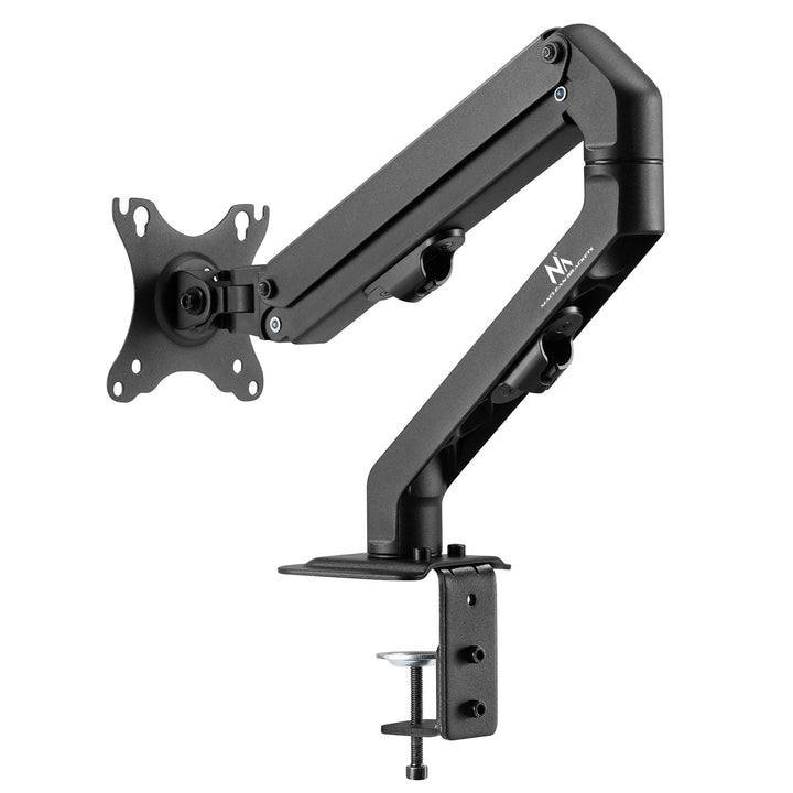 Maclean universal monitor desk mount, mechanical spring 17"-27" 7kg, VESA 75x75,100x100, MC-906