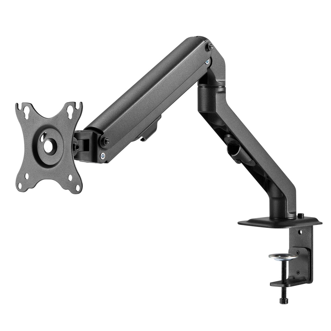 Maclean universal monitor desk mount, mechanical spring 17"-27" 7kg, VESA 75x75,100x100, MC-906