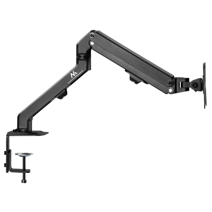 Maclean universal monitor desk mount, mechanical spring 17"-27" 7kg, VESA 75x75,100x100, MC-906