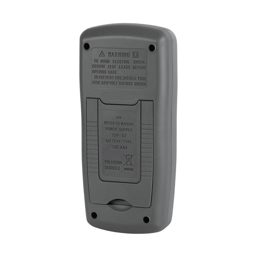 The Rebel Tools RB-30D universal meter includes test leads